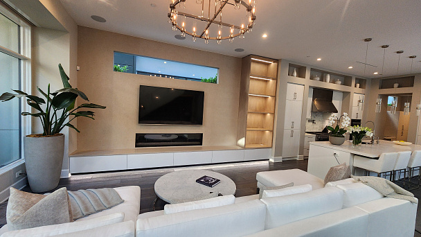 Living room remodeling